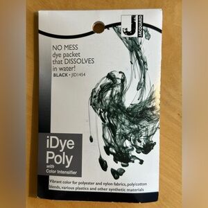 ⚫️ Jacquard iDye Poly, Black, NWT
